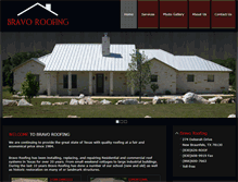 Tablet Screenshot of bravoroofing.biz